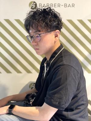 大人のパーマスタイル【BARBER-BAR】