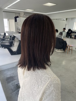 大人切りっぱなしミディ