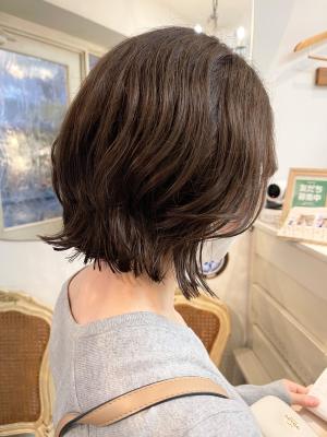 クセを活かしたヘルシースタイル結べるくびれボブスタイル
