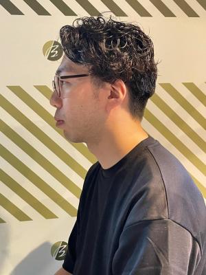 大人のパーマスタイル【BARBER-BAR】