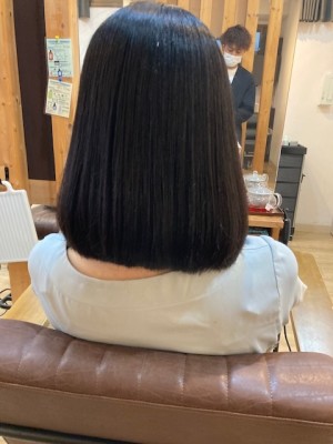 髪質改善データ　（縮毛矯正）