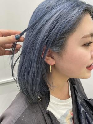 ペールブルー × ボブ