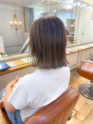 切りっぱなしボブ グラデーションカラー【k】