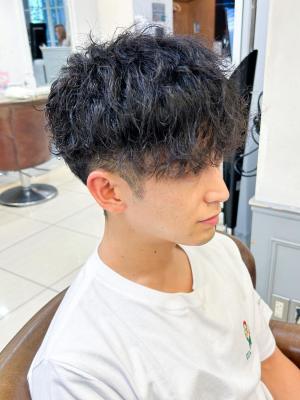 横浜☆ツイスパ 刈り上げ ツーブロ メンズパーマ