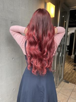 大人可愛いチョコレートモードプリカール外はねボブハイライト