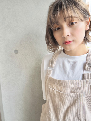 【 t o t . 】シースルーバングxミニボブ☆