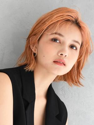 オールバック風ボブ オールバック風ボブのイメージ画像
