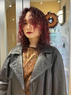 大人可愛いチョコレートモードプリカール外ハネボブ