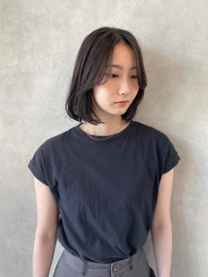 miu&清水大誠　顔周りレイヤーボブ♪