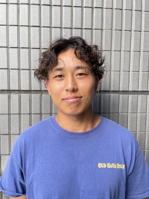 メンズウルフカット