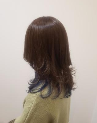 ウルフスタイル×ネイビーブルー
