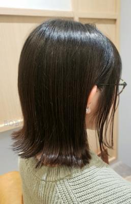切りっぱなしボブ