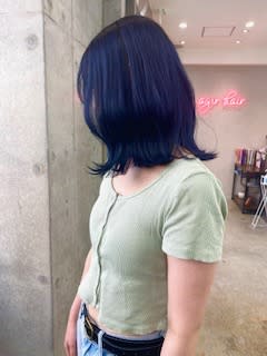 韓国ヘアアディクシーカラー黒髪風ヘア20代30代
