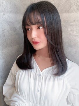 10代、20代◎小顔可愛い韓国風前髪シースルーローレイヤーのイメージ画像