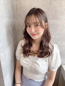 10代、20代◎大人可愛い韓国風前髪シースルーローレイヤーのイメージ画像