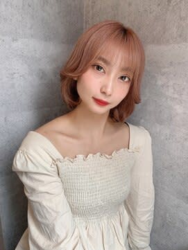 10代、20代◎大人可愛い韓国風センター分け前髪ダンバルモリのイメージ画像
