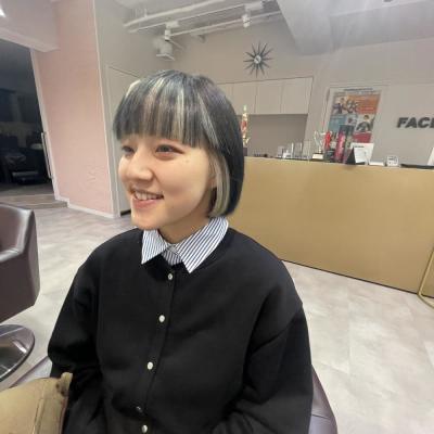 インナーカラー × グレー