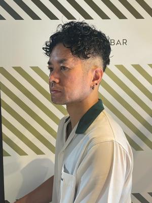 BARBER-BARのハードパーマスタイル