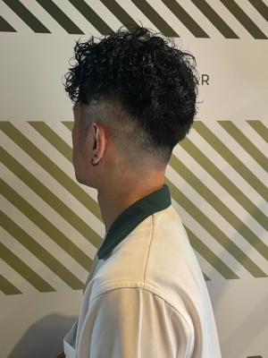 BARBER-BARのハードパーマスタイル