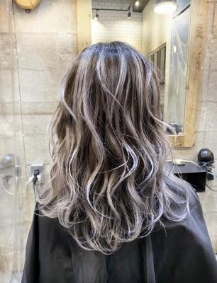 ハイライト　バレイャージュ　デザインcolor