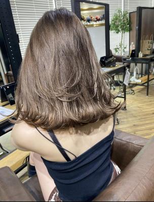バレイヤージュ  ハイライト  デザインカラー
