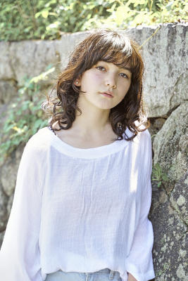 大人可愛いミディアムヘア