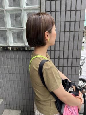 ぱっつんボブ