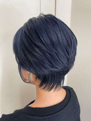 ネイビーハンサムショート