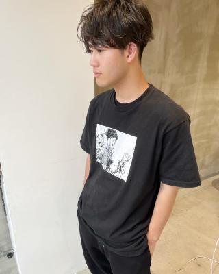 パーマ　マッシュ　ナチュラル　