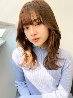 20代30代40代◎大人かわいい韓国ヘア/小顔前髪のイメージ画像