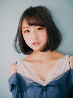 王道！重めボブ