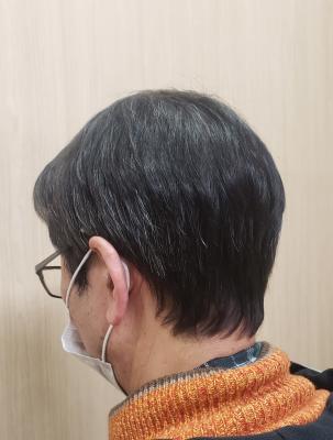 ナチュラル耳だしヘアスタイル ナチュラル耳だしヘアスタイルのイメージ画像