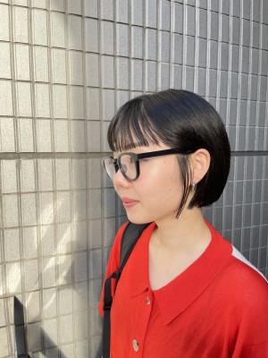 ぱつっと　ボブ