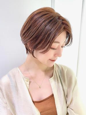 大人カジュアルなハンサムショート/30代/40代/50代