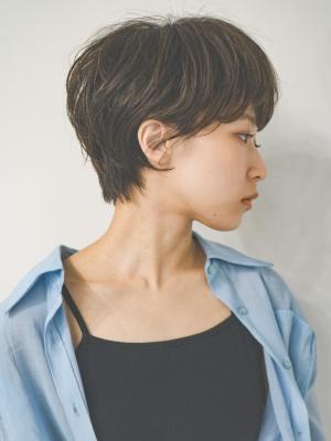 パーマで秋の垢抜けヘアー[銀座ショートヘア]