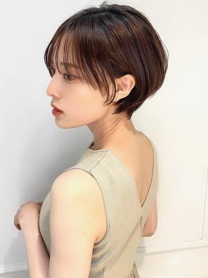 美人シルエットの大人ショートヘア/30代/40代/50代/