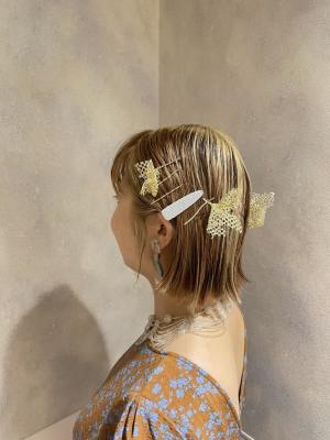 ボブヘアアレンジ