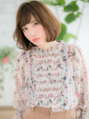 オレンジブラウンで大人フレンチガーリー
