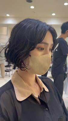 伸ばしかけボブパーマ 伸ばしかけボブパーマのイメージ画像