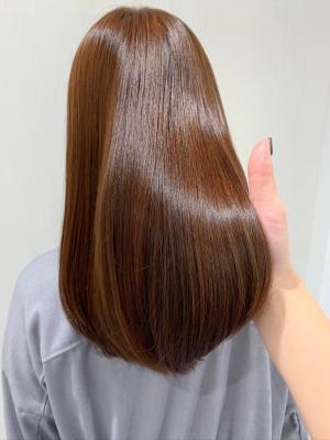 《三軒茶屋 N°aria》髪質改善ヘアケアロング艶髪カラー