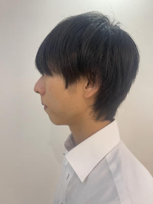 襟足長め×マッシュスタイル