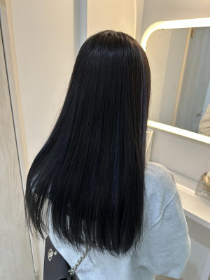 美髪・髪質改善×ブルーブラックカラー[守下まや]のイメージ画像