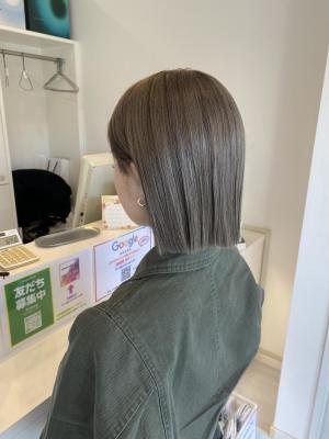 切りっぱなしボブ