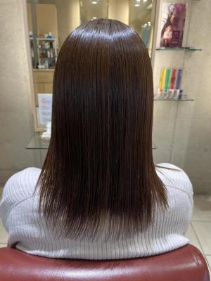 髪質改善ストレート