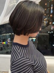 大人ひし形ショートボブ