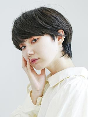 長め襟足が可愛いマッシュウルフ[銀座]