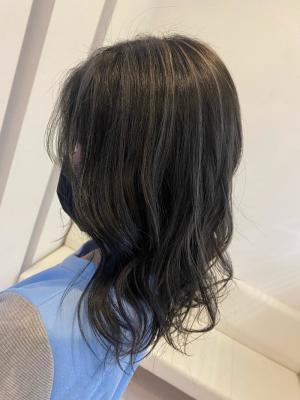 目立ち過ぎない細めコントラストハイライト