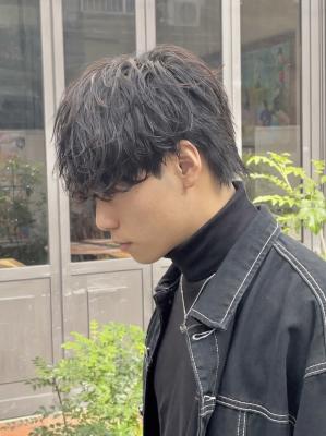 波巻きパーマ