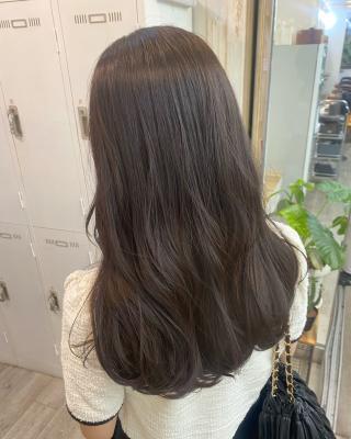 艶髪髪質改善トリートメント韓国風ゆるふわ巻き大人可愛いモテ髪のイメージ画像