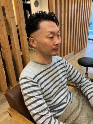 お客様髪質改善データ（メンズパーマ）